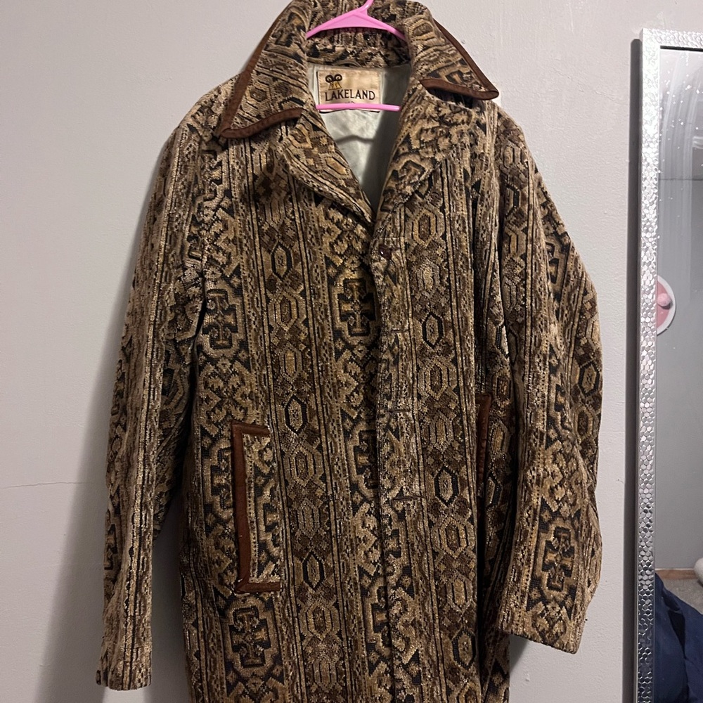 Vintage lakeland tapestry coat
